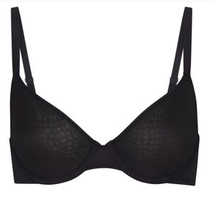 NWT SKIMS Weightless Demi Bra 32D Onyx